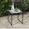 Садовий стіл Costway Trotten з металевим каркасом