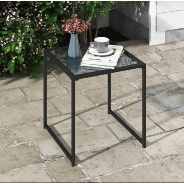 Садовий стіл Costway Trotten з металевим каркасом