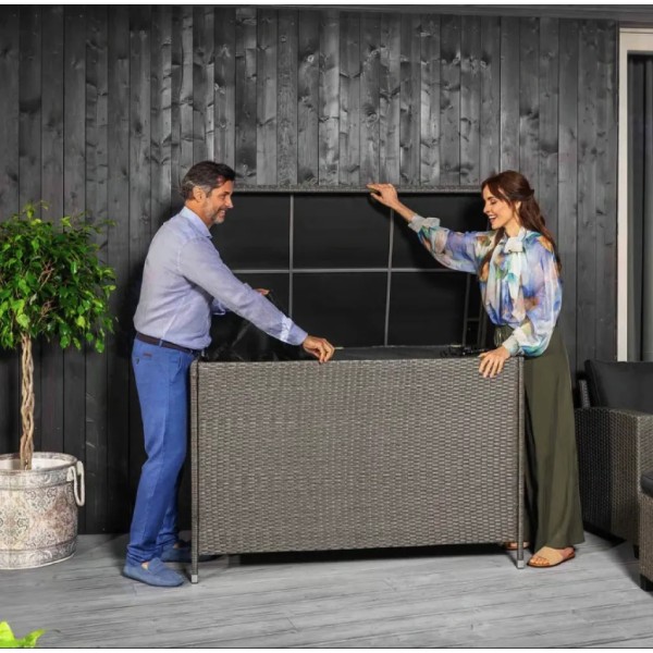 Скриня садова для зберігання Di Volio Varise 740 L сіра