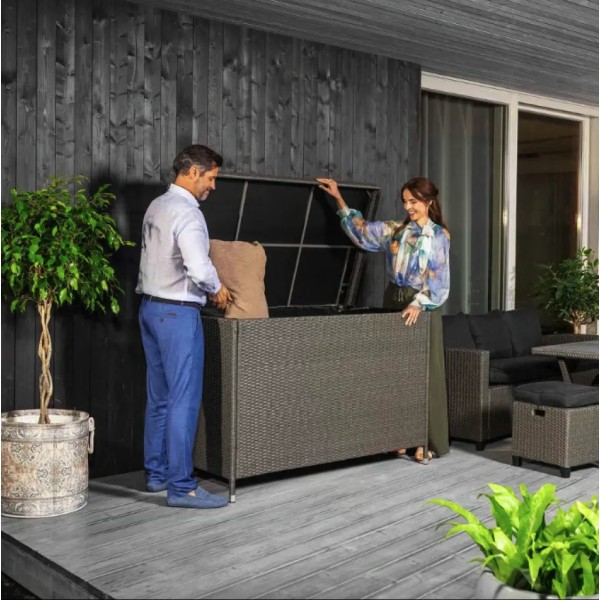 Скриня садова для зберігання Di Volio Varise 740 L сіра