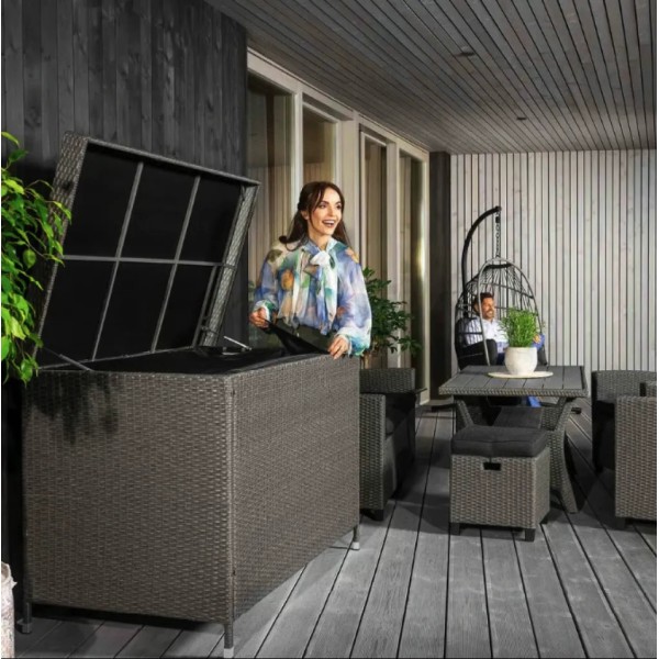 Скриня садова для зберігання Di Volio Varise 740 L сіра