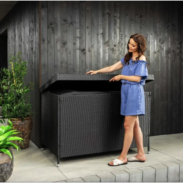 Скриня садова для зберігання Di Volio Varise 740 L чорна