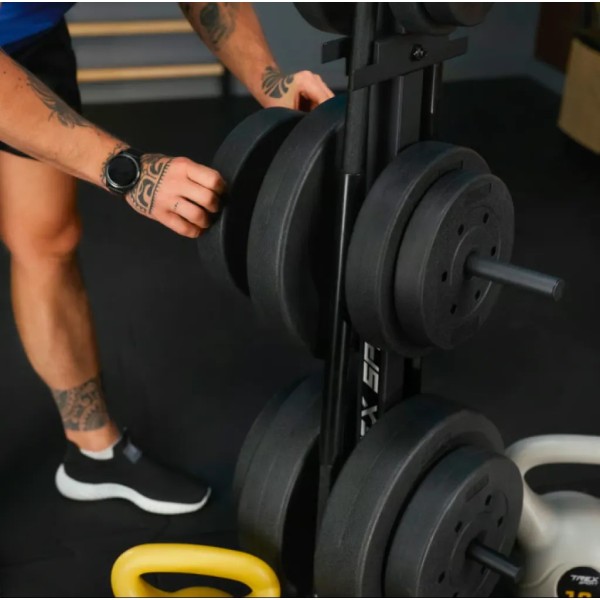 Стійка для дисків та грифів Trex Sport TX-065WR з полицями