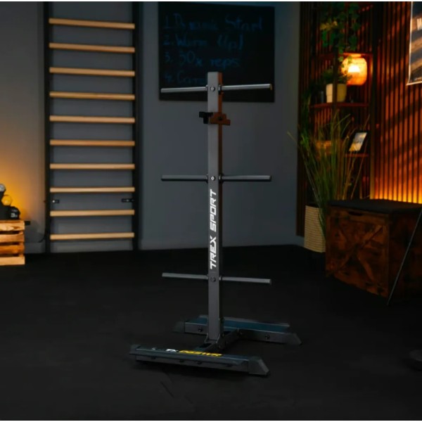 Стійка для дисків та грифів Trex Sport TX-065WR з полицями