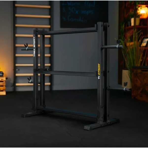 Стійка 3-рівнева для гантелей, грифів та гирь Trex Sport TX-075DR