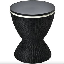 Стіл-холодильник Costway Curver з регульованою висотою 30L чорний