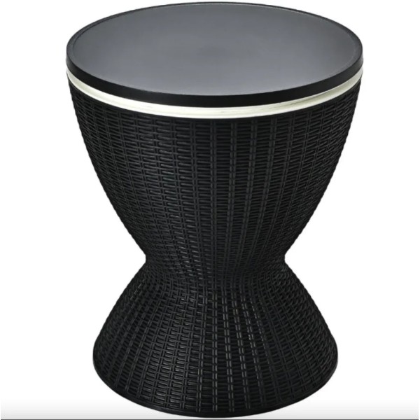 Стіл-холодильник Costway Curver з регульованою висотою 30L чорний