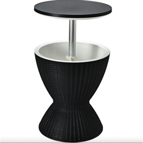 Стіл-холодильник Costway Curver з регульованою висотою 30L чорний