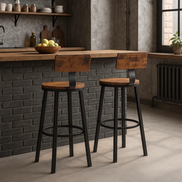 Барний стілець Leobert Comfy 2 штуки Loft