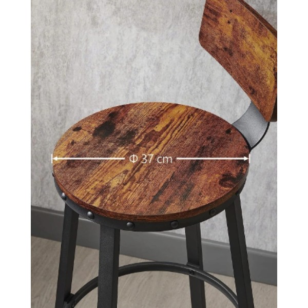 Барний стілець Leobert Comfy 2 штуки Loft