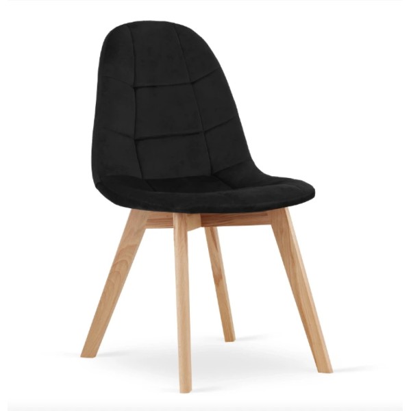 Крісло Leobert Bora оксамитове чорне