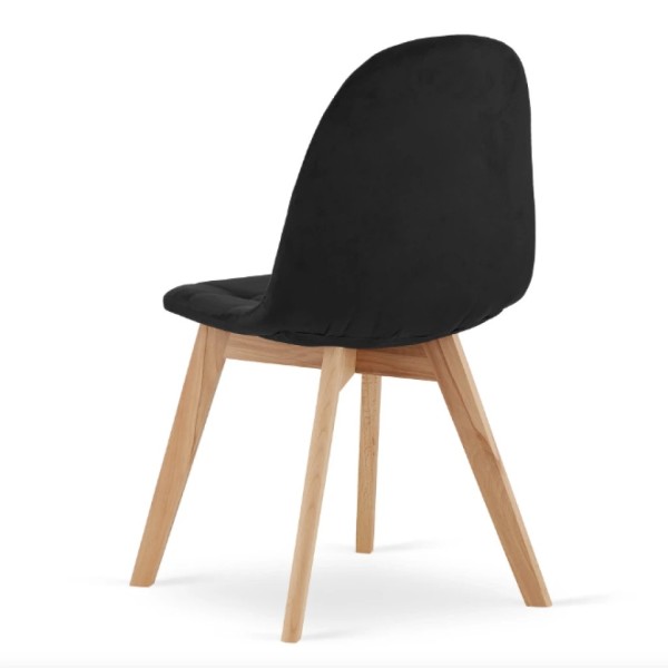 Крісло Leobert Bora оксамитове чорне