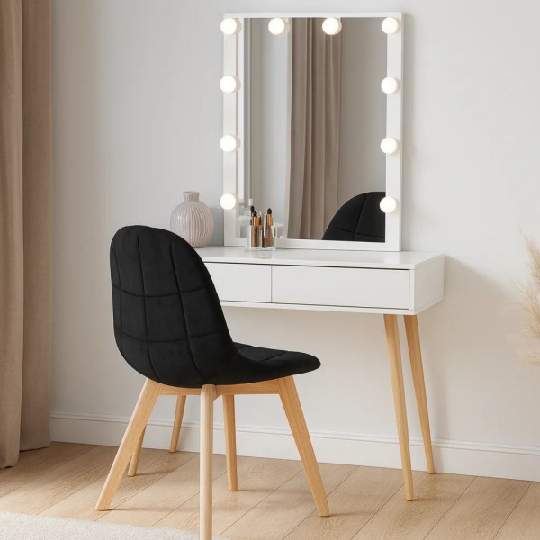 Крісло Leobert Bora оксамитове чорне