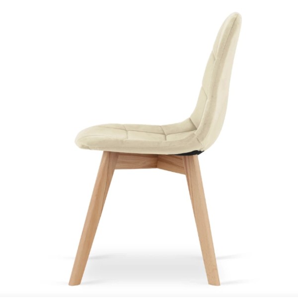 Крісло Leobert Bora оксамитове бежеве