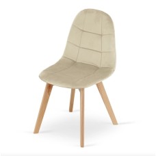 Крісло Leobert Bora оксамитове бежеве