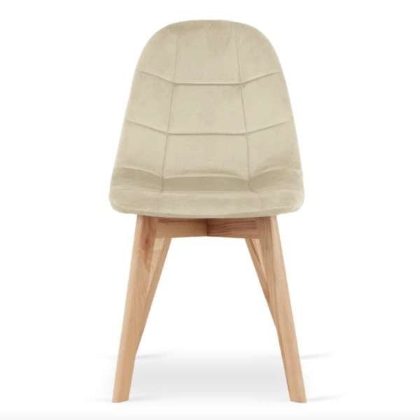 Крісло Leobert Bora оксамитове бежеве