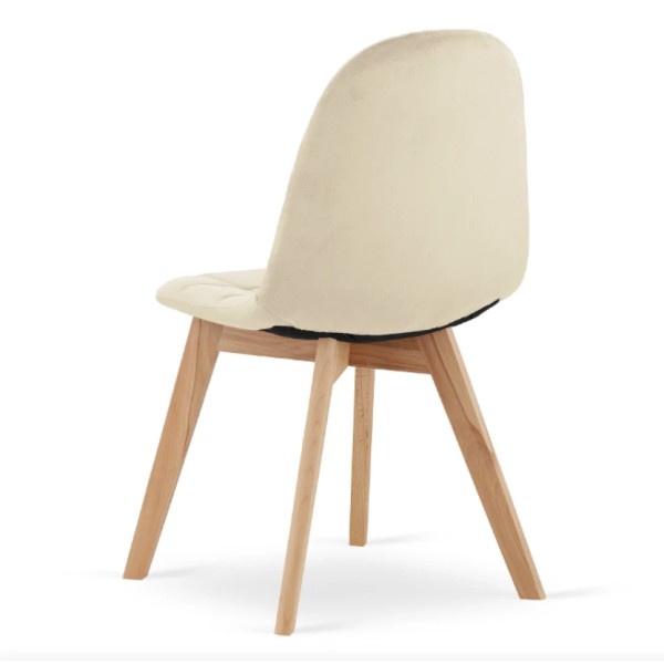 Крісло Leobert Bora оксамитове бежеве