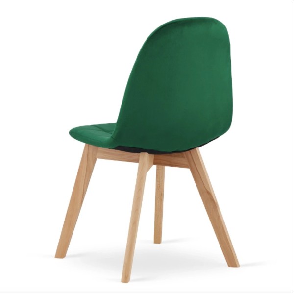 Крісло Leobert Bora оксамитове темно-зелене