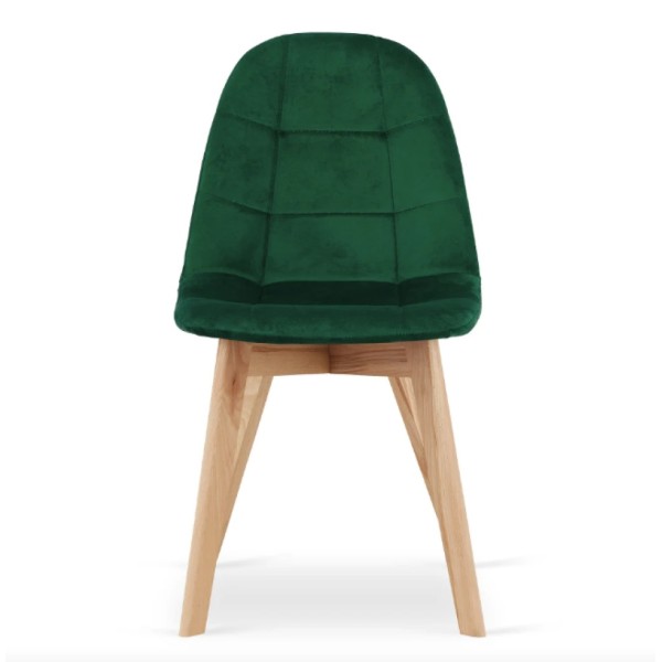 Крісло Leobert Bora оксамитове темно-зелене