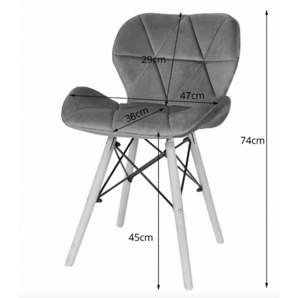 Крісло Leobert Lago екошкіра бежеве