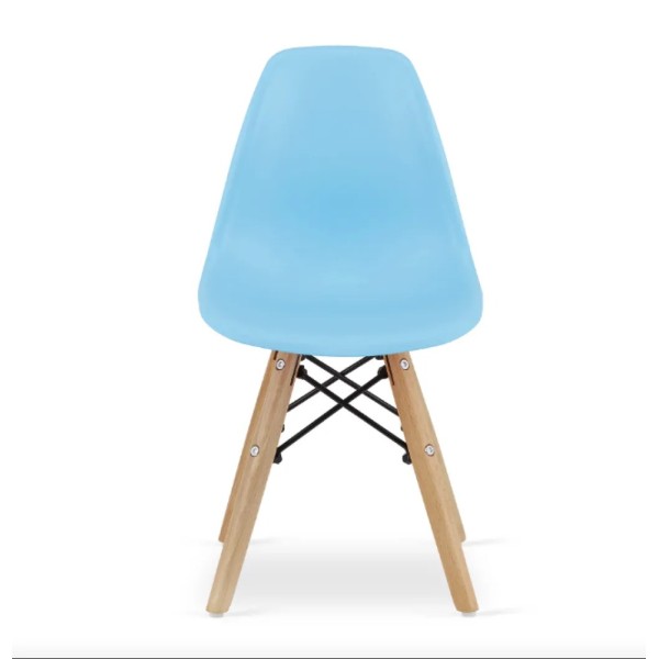 Дитячий стільчик Leobert Zubi зі спинкою блакитний