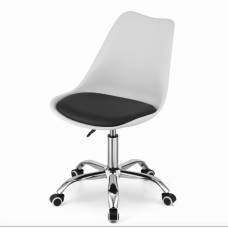 Офісне крісло Leobert Alba біло-чорне