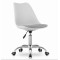 Офісне крісло Leobert Alba біло-сіре