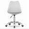 Офісне крісло Leobert Alba біло-сіре
