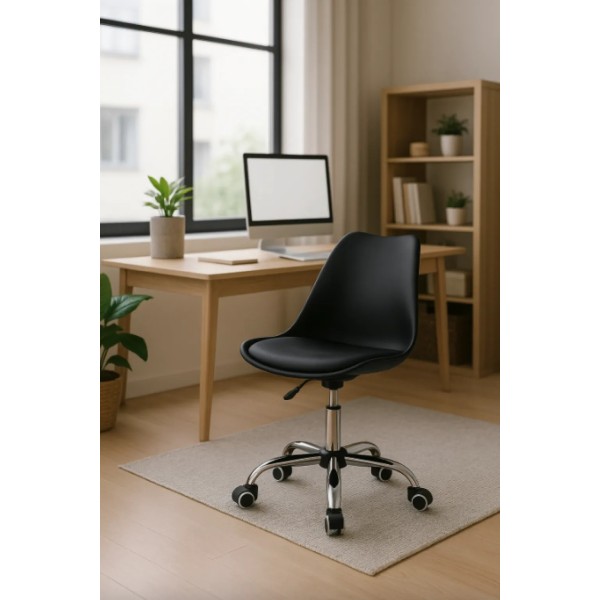 Офісне крісло Leobert Alba чорне