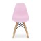 Дитячий стільчик Leobert Zubi зі спинкою рожевий