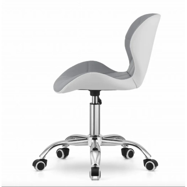 Офісне крісло Leobert Avola сіро-біле