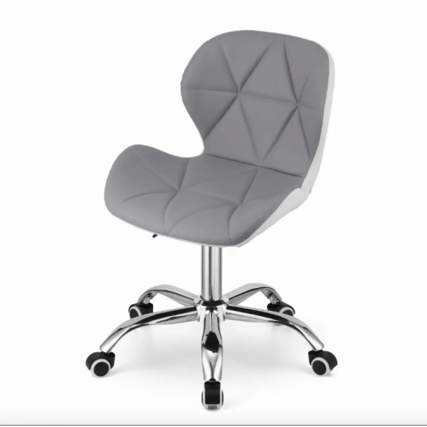 Офісне крісло Leobert Avola сіро-біле