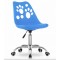 Офісне крісло Leobert Print синє