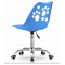 Офісне крісло Leobert Print синє