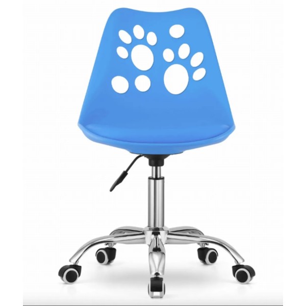 Офісне крісло Leobert Print синє