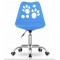 Офісне крісло Leobert Print синє