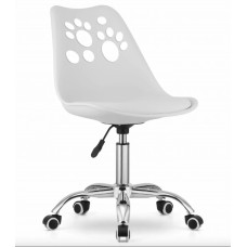 Офісне крісло Leobert Print біле