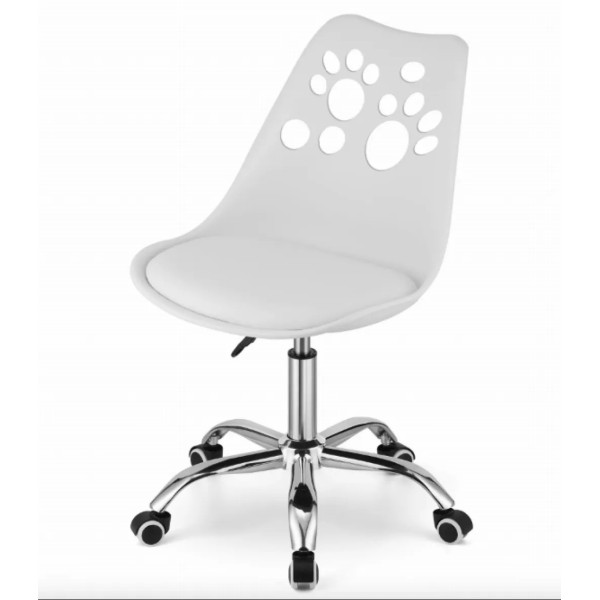 Офісне крісло Leobert Print біле