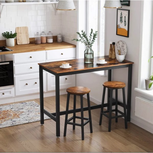 Барний стілець Leobert Halmar 2 штуки в стилі Loft коричневий