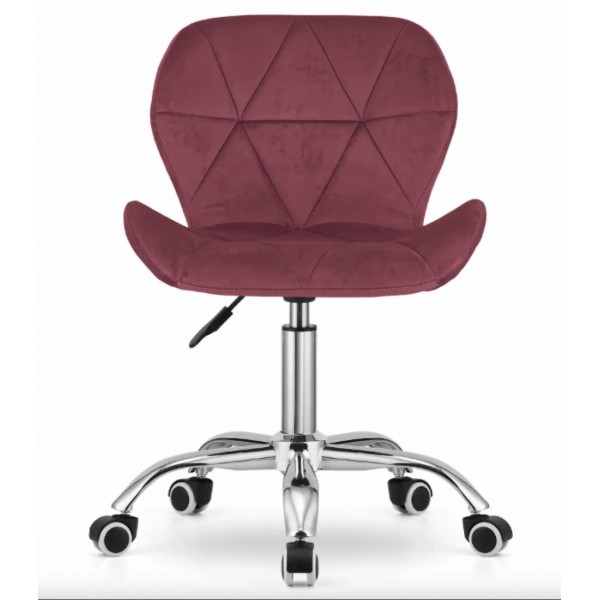 Офісне крісло Leobert Avola темно-рожеве