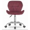Офісне крісло Leobert Avola темно-рожеве
