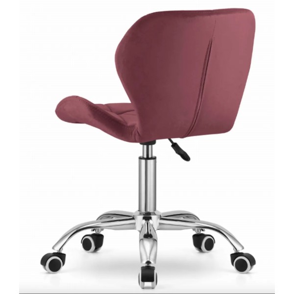 Офісне крісло Leobert Avola темно-рожеве