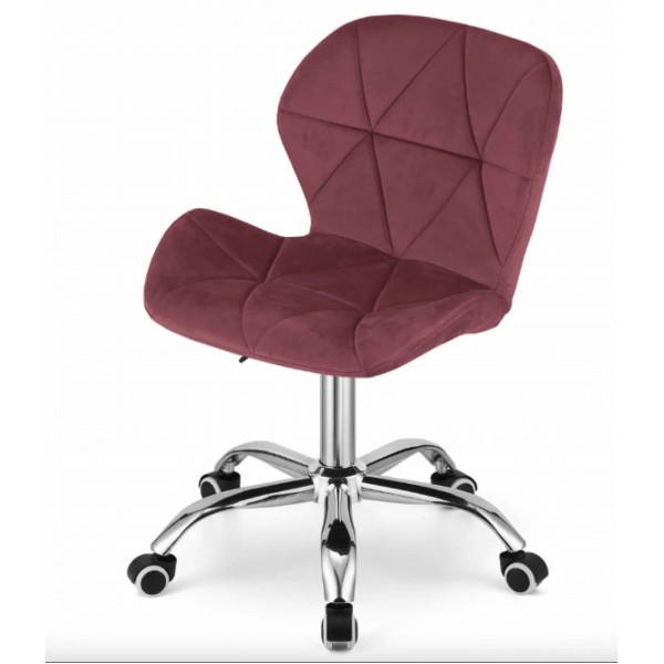 Офісне крісло Leobert Avola темно-рожеве