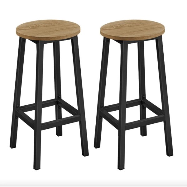 Барний стілець Leobert Halmar 2 штуки в стилі Loft натуральний