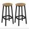 Барний стілець Leobert Halmar 2 штуки в стилі Loft натуральний