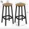 Барний стілець Leobert Halmar 2 штуки в стилі Loft натуральний