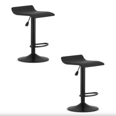 Барний стілець Leobert Fort екошкіра чорна основа