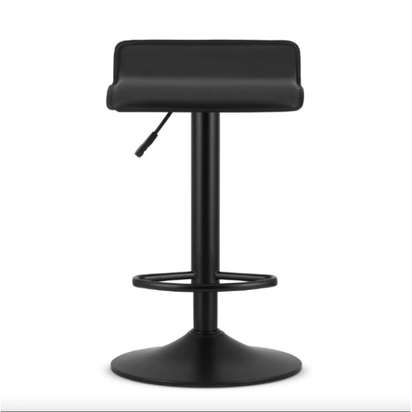 Барний стілець Leobert Fort екошкіра чорна основа