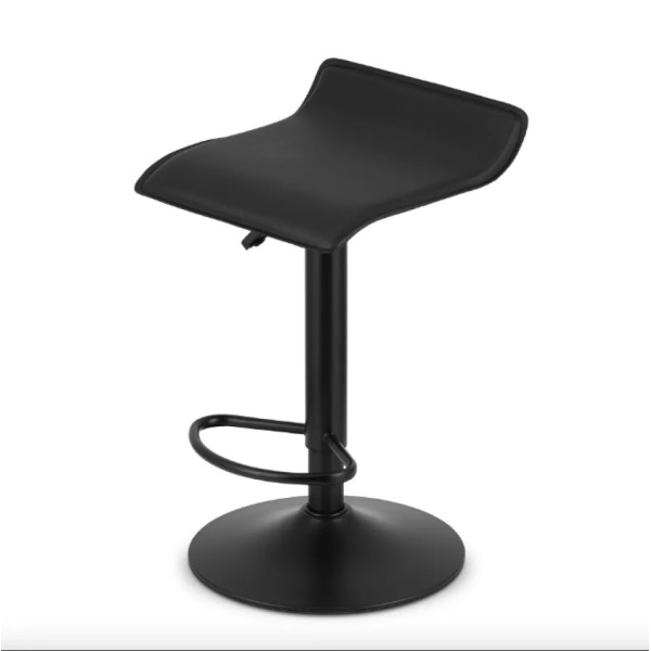 Барний стілець Leobert Fort екошкіра чорна основа