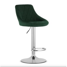 Барний стілець Leobert Kast з спинкою зелений